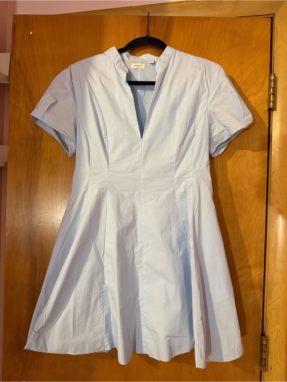 Aritzia Babaton Intro Poplin Dress — Villa Blue